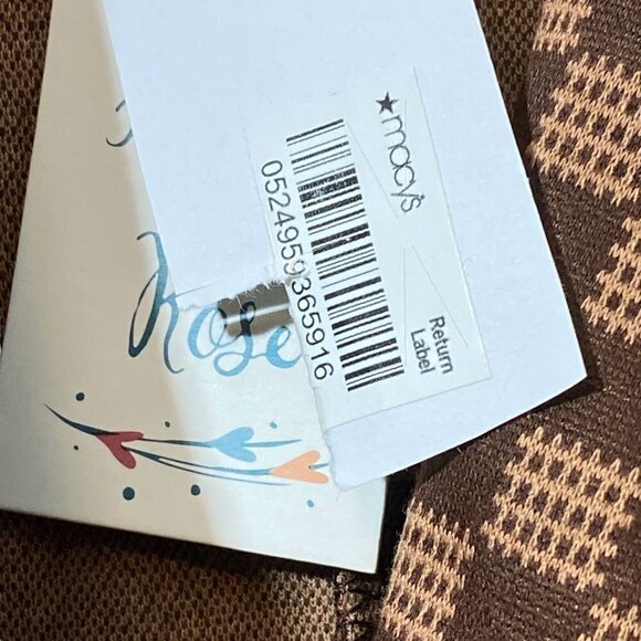 NWT Hippie Rose Jacket M/L Brown Checkerboard Stretch Knit Blazer - Picture 12 of 14